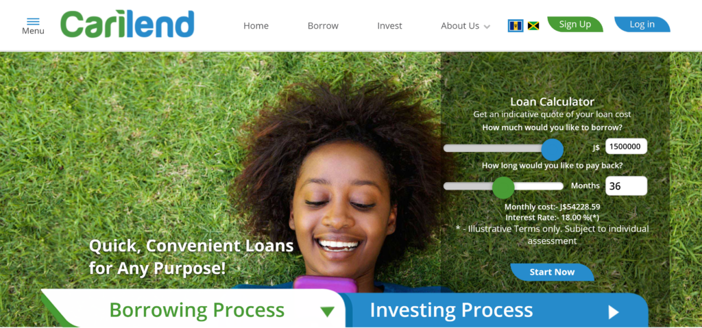 Carilend Unsecured Small Business loans in Barbados