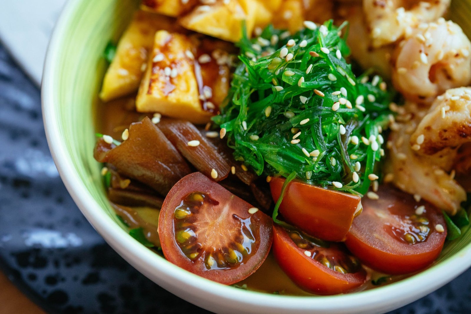 bowl of vegetable soup, vegan food in Barbados