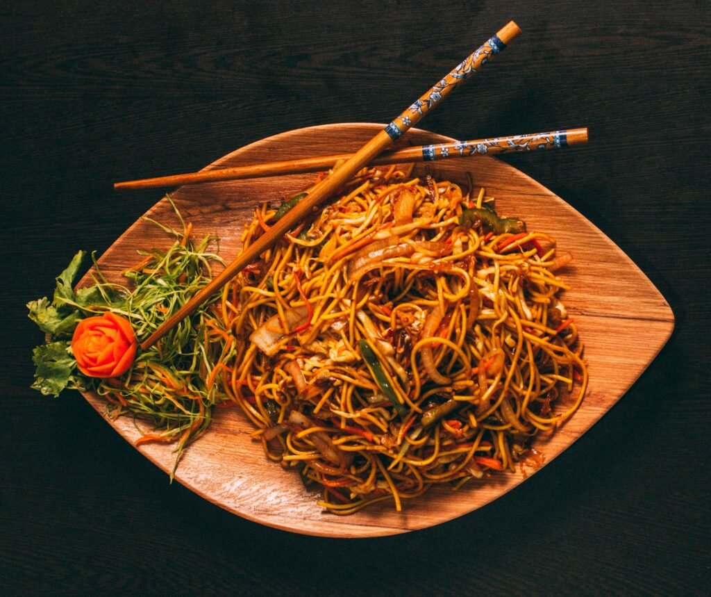 photo of chow mein